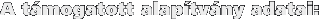 Az alap�tv�ny adatai